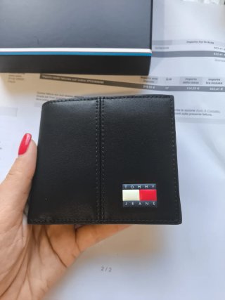 Portafoglio uomo Tommy Hilfiger nero