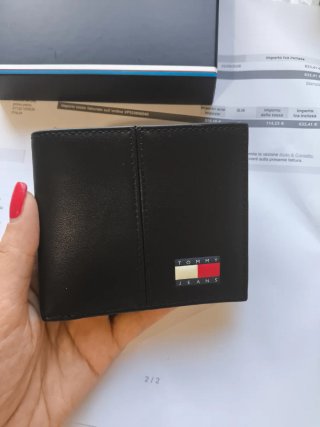 Portafoglio uomo Tommy Hilfiger nero