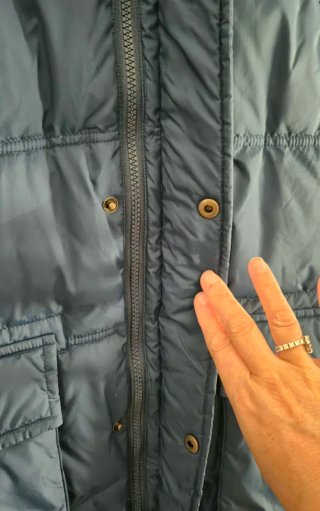 Abrigo Azul Pepe Jeans con Capucha