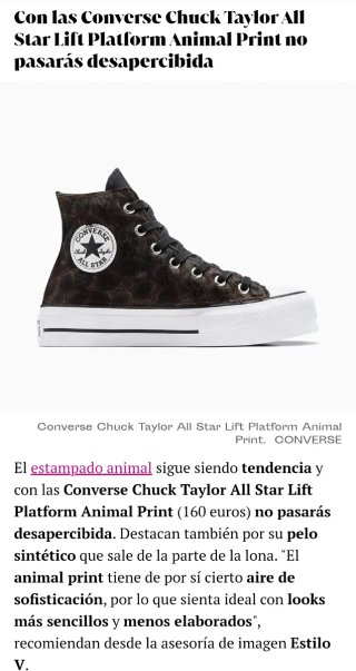 Converse Chuck Taylor All Star Lift Talla 36'5 Lim