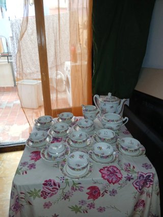 Limoges Chapus et Fils porcelana floral