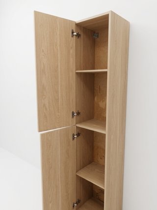 Armario alto madera 2 puertas