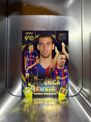 Carta Panini Sergio Busquets Card Única
