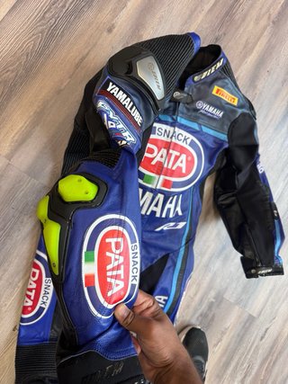 Tuta pelle Yamaha Pata SBK R1