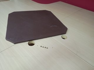Mesa oficina 4 puestos madera