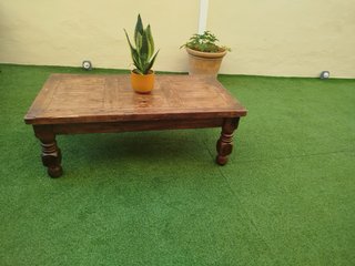 Mesa de centro madera antigua