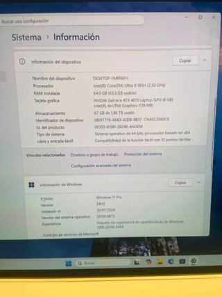 DELL XPS 9640 Gris