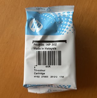 HP 302 COLORE - CARTUCCIA ORIGINALE - NUOVA