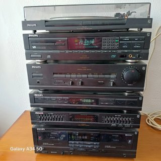 Equipo de música Philips negro