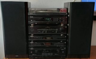 Equipo de música Philips negro