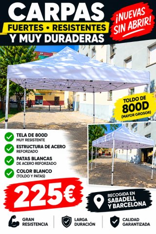 Carpa 800D sin abrir