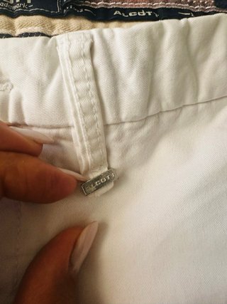 Pantaloni Alcott Uomo Bianchi Cotone,tg46