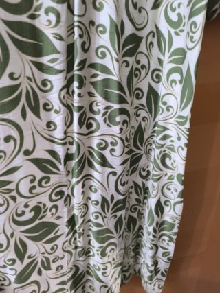 Vestito lungo manica a tre quarti fantasia floreal