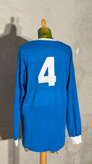 5 Maglie sportive vintage blu e bianche