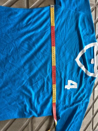 5 Maglie sportive vintage blu e bianche