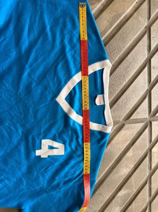 5 Maglie sportive vintage blu e bianche