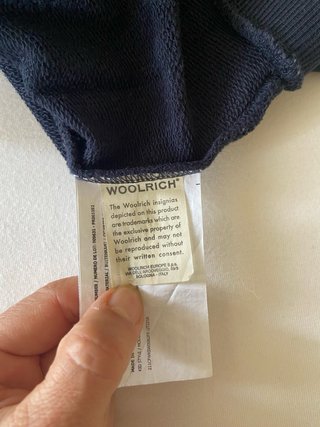 Felpa Woolrich blu 14 anni