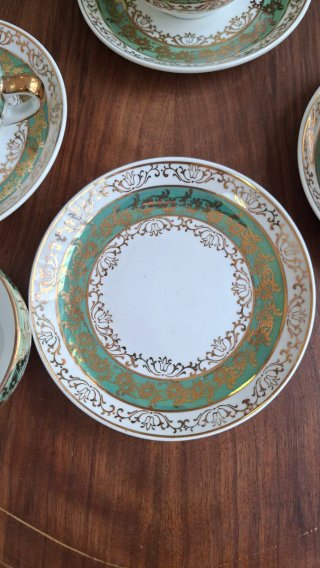 Juego de té art deco años 30