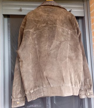 Cazadora vintage piel marrón