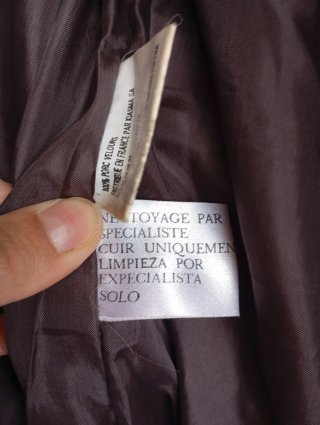 Cazadora vintage piel marrón