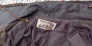 Cazadora vintage piel marrón