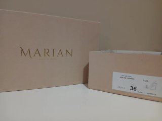 Zapatos de fiesta Marian rojos con pedrería