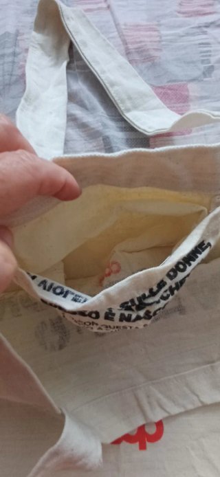 Borsa in cotone Coop Questa non è una borsa