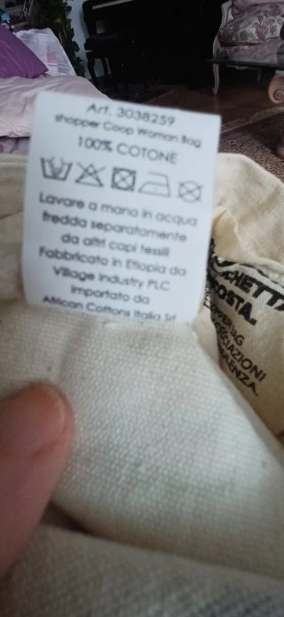 Borsa in cotone Coop Questa non è una borsa