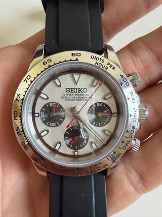 Seiko Mod Daytona Reloj Cronógrafo