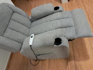Sillón reclinable eléctrico con masaje