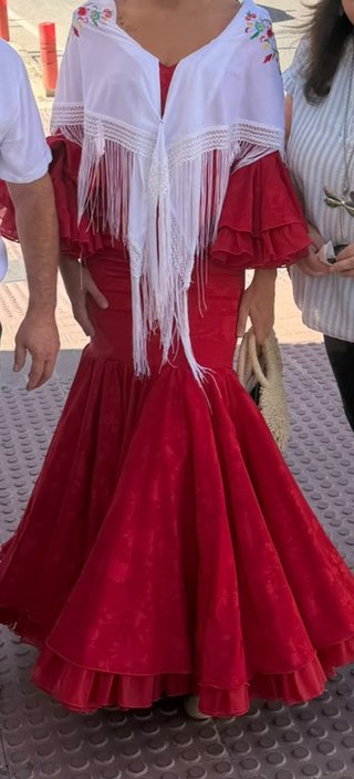 Flamenco Rojo. modelo de una imfluencer