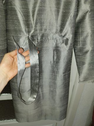 Vestido elegante tela estructurada t. XL/XXL