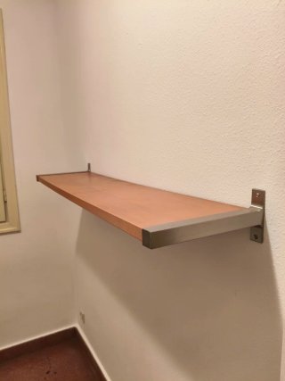 Estantería madera y metal