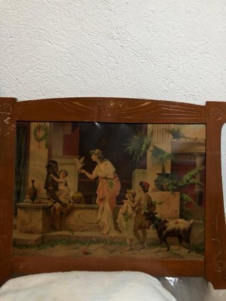 Cuadro Bodegón Frutas y Uvas
