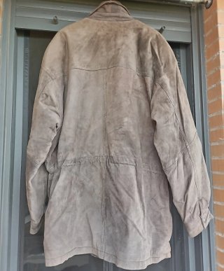Abrigo vintage estilo parka marrón