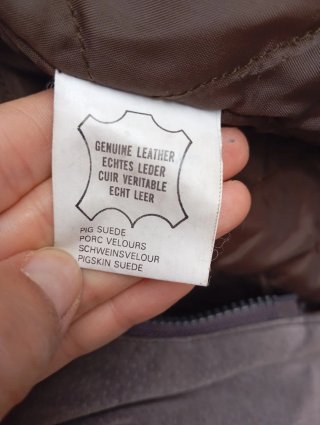 Abrigo vintage estilo parka marrón