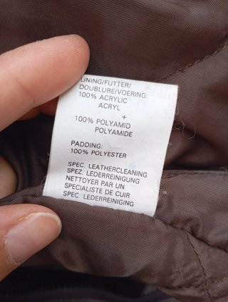 Abrigo vintage estilo parka marrón