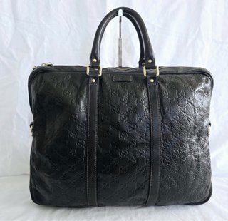 Maletín Gucci Guccisima GG Auténtico Negro