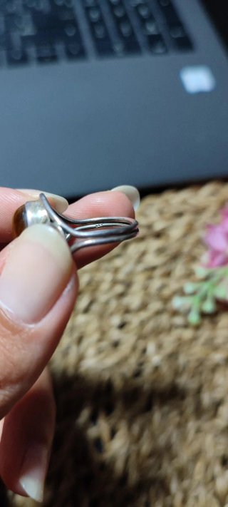 Anillo Plata 1 Ley Ojo de Tigre Natural