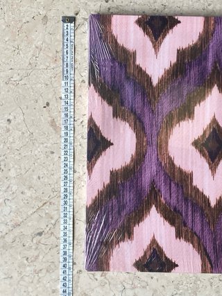 Quadro d'arredo con motivo ikat