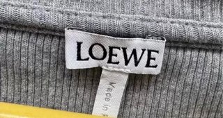 Sudadera Jersey fino Loewe Anagram Gris