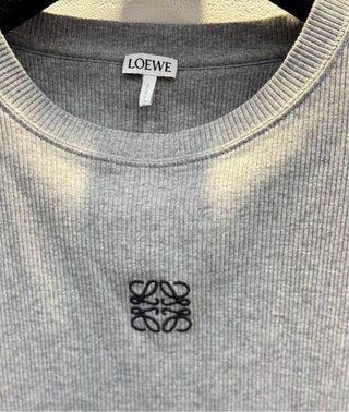 Sudadera Jersey fino Loewe Anagram Gris