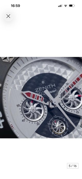 Reloj Zenith El Primero Defy Cronógrafo