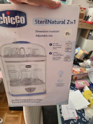 Esterilizador Chicco SterilNatural 2 en 1
