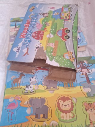 4 Puzzle in Legno per Bambini