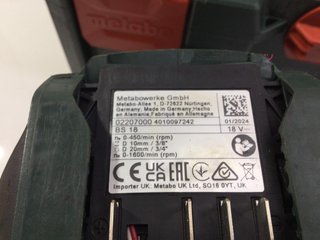 taladro a bateria metabo bs18
