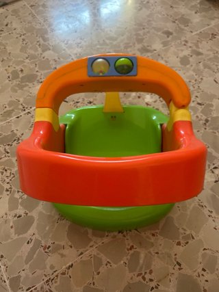 Asiento Bañera Bebé con Juguetes