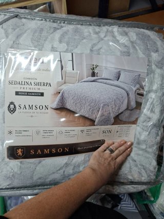 Edredón Sherpa Gris 135cm