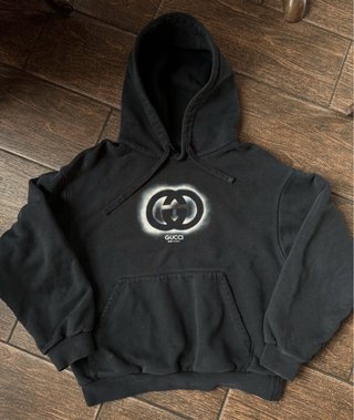 Sudadera Gucci GG Negra Auténtica