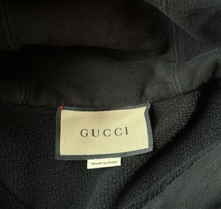 Sudadera Gucci GG Negra Auténtica